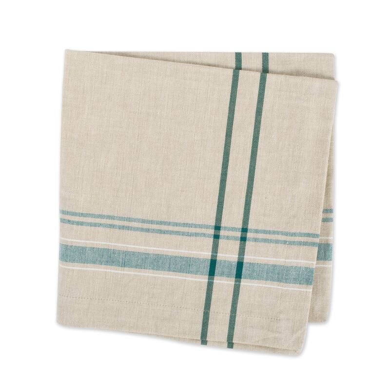 Design Imports Black French Stripe Napkin Set (Set of 6)