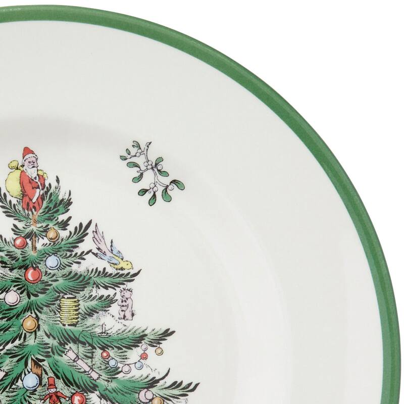 Spode Set of 4 Christmas Tree Plates