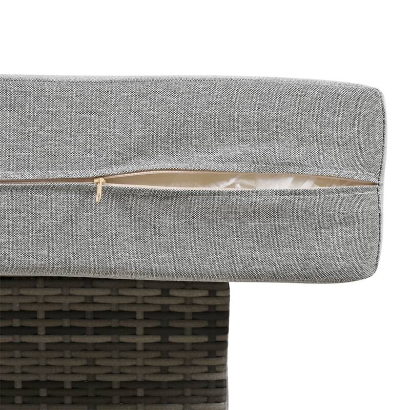 U-shaped Outdoor Modular Sofa Set with Metal Frame
