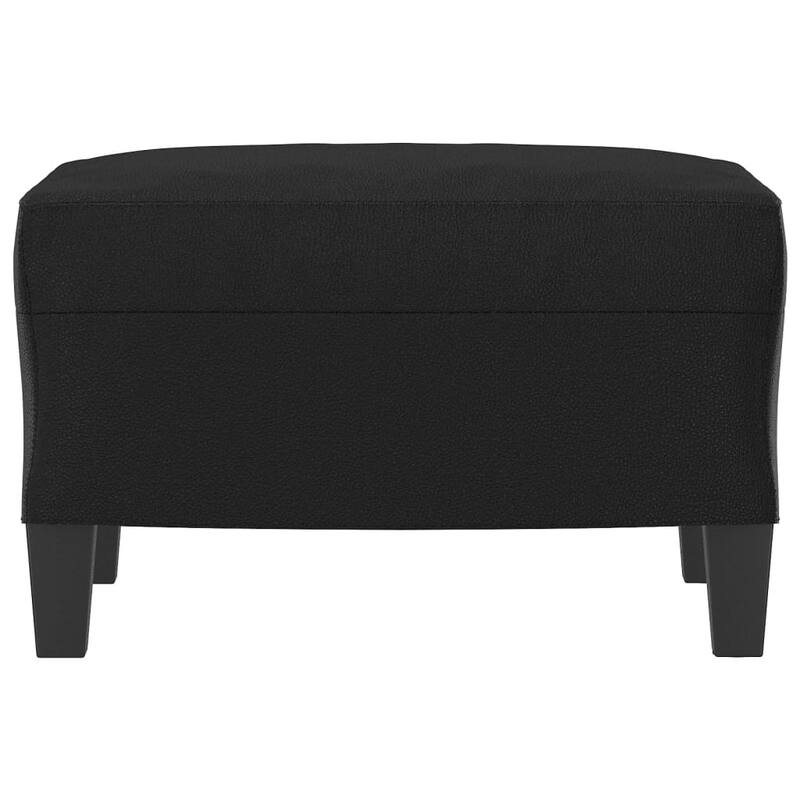 vidaXL Footstool Modern Ottoman Footrest for Living Room Bedroom Faux Leather