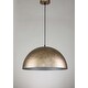 preview thumbnail 9 of 10, 1-Light Mid-Century Industrial Vintage 20" Dome Pendant - 20"D