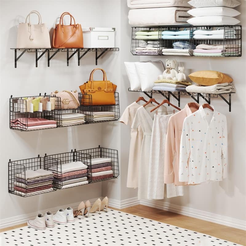 Laundry Room Shelves Over The Washer and Dryer - 11.7"D x 46.8"W x 35.1"H