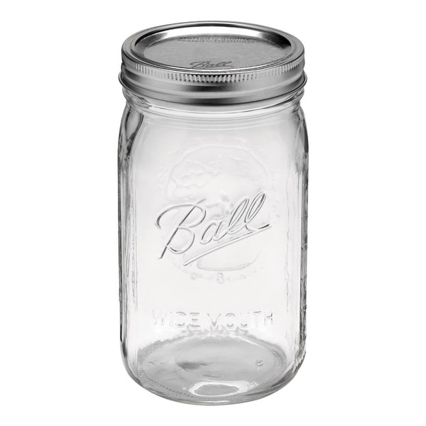 Ball 32 oz Wide Mouth Mason Jars - Thumbnail 3