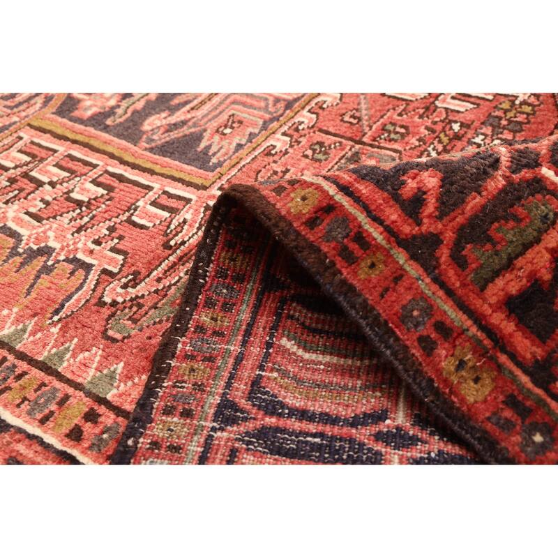 ECARPETGALLERY Hand-knotted Sarabi Dark Red Wool Rug - 8'2 x 11'9