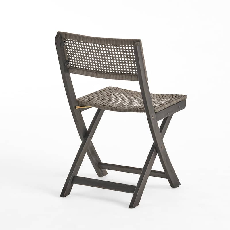 3 Piece Outdoor Hillside Bistro Chair for Garden, Backyard, Lawn