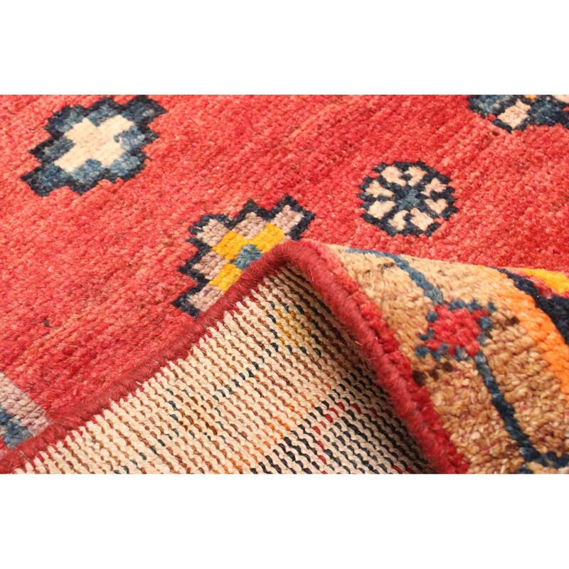 ECARPETGALLERY Hand-knotted Konya Anatolian Red Wool Rug - 4'1 x 6'9