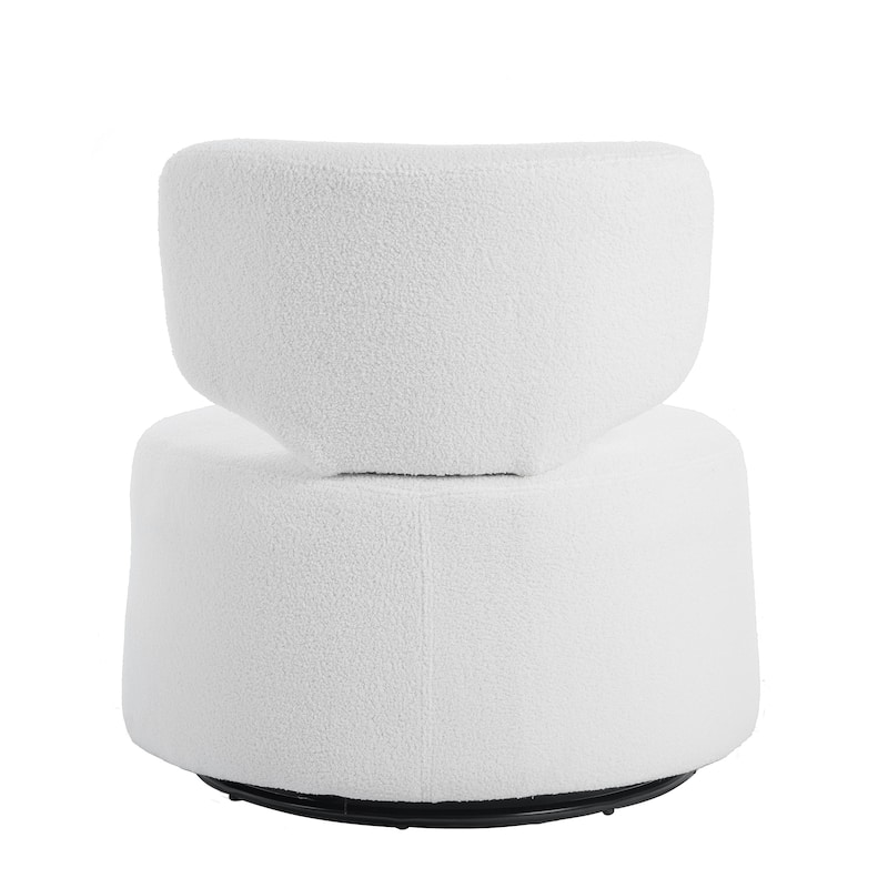 Upholstered Modern 29" Wide Swivel Chair
