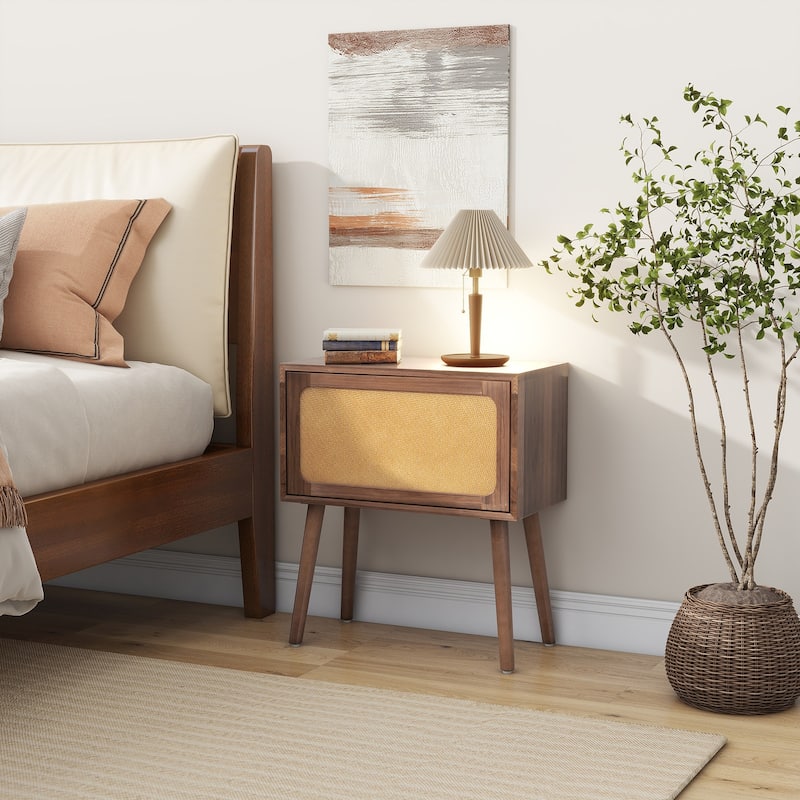 22.25 in Rotating Hidden Compartment Nightstands