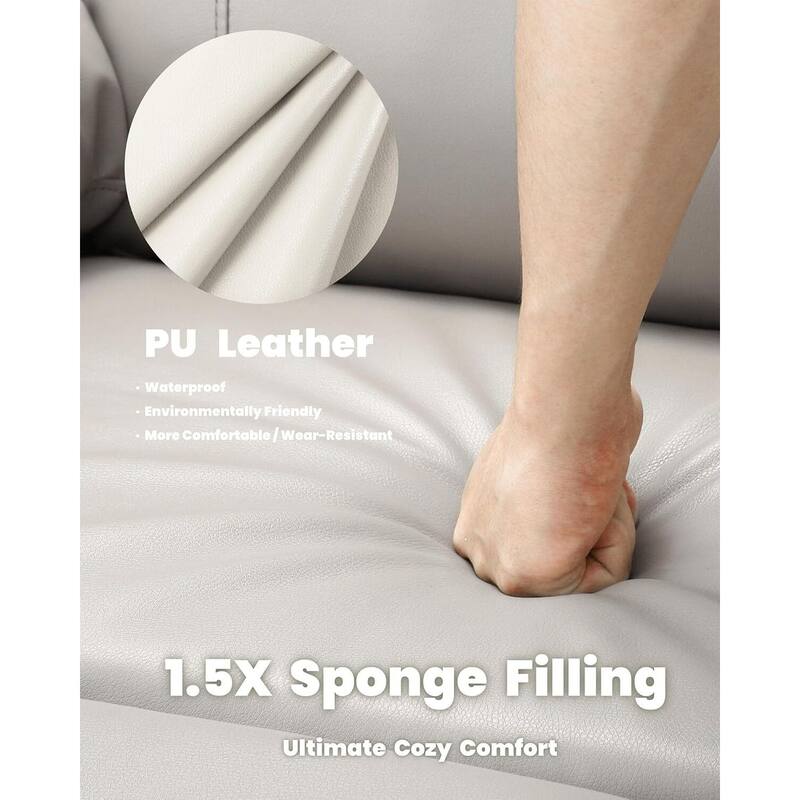 360° Swivel Manual Recliner Chair, with Massage & Remote Control