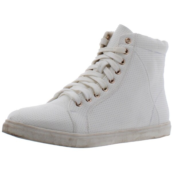 womens wide high top sneakers