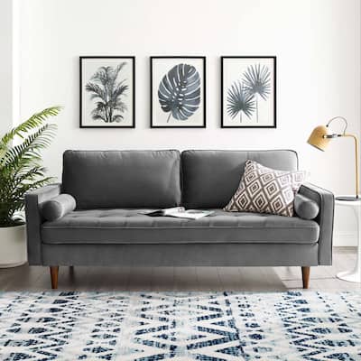 Carson Carrington Talby Velvet Sofa