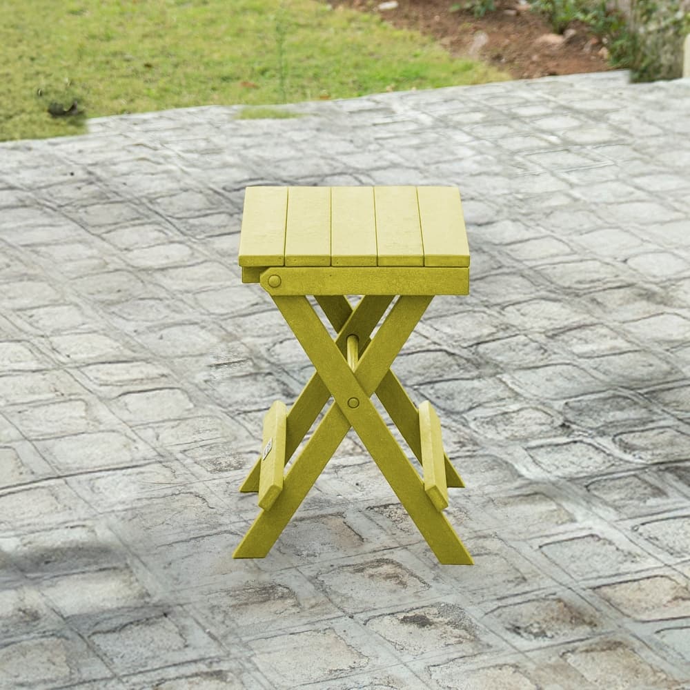 Riverstone Fully Assembled All-Weather Recycled HDPE Outdoor Folding Bistro table