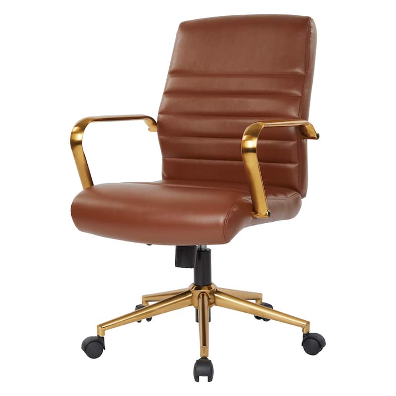 Baldwin Mid-Back Faux Leather Chair