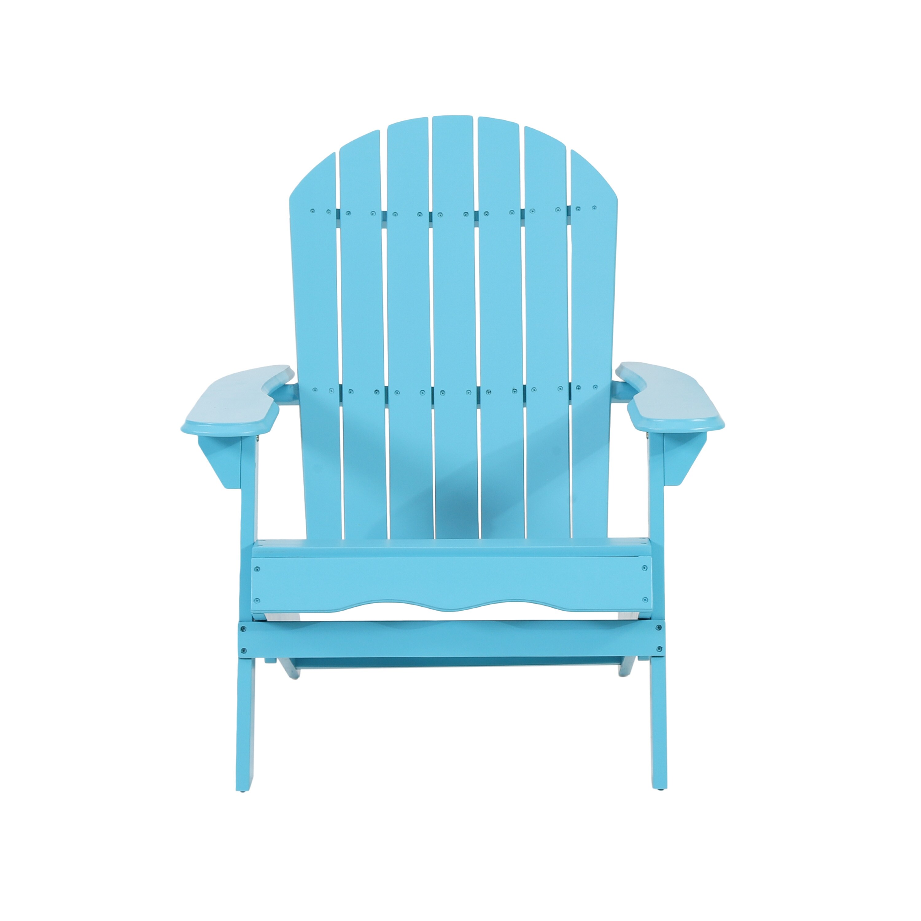 Hanlee navy blue folding wood adirondack chair outlet