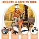 preview thumbnail 12 of 18, 16 Inch Road City Bike For Toddlers Kids, Steel Frame Road Bike With Training Wheels, Lightweight Kids City Bike
