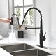 preview thumbnail 15 of 19, Spring Kitchen Faucet, Single Level Handle and Pull Down Sprayer