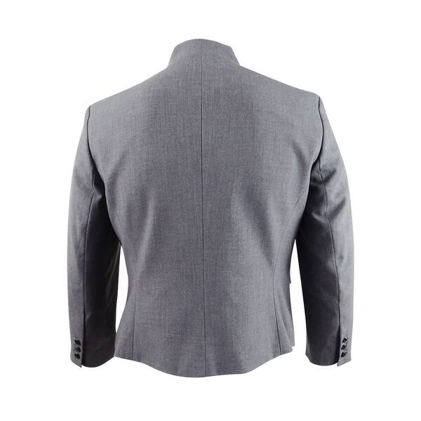 Nine West Women S Inverted Collar Kiss Front Jacket Overstock 28713950