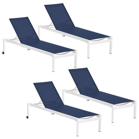 Oxford Garden Ven Chaise Lounge (Set of 4)
