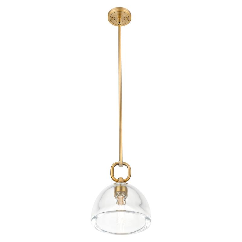 Innovations Lighting Downtown Urban - Hudson - 1 Light 8" Stem Hung Mini Pendant with Dome Shade
