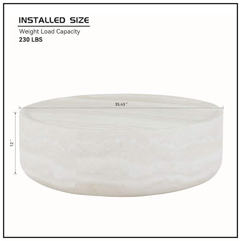 Marble Round Coffee Table
