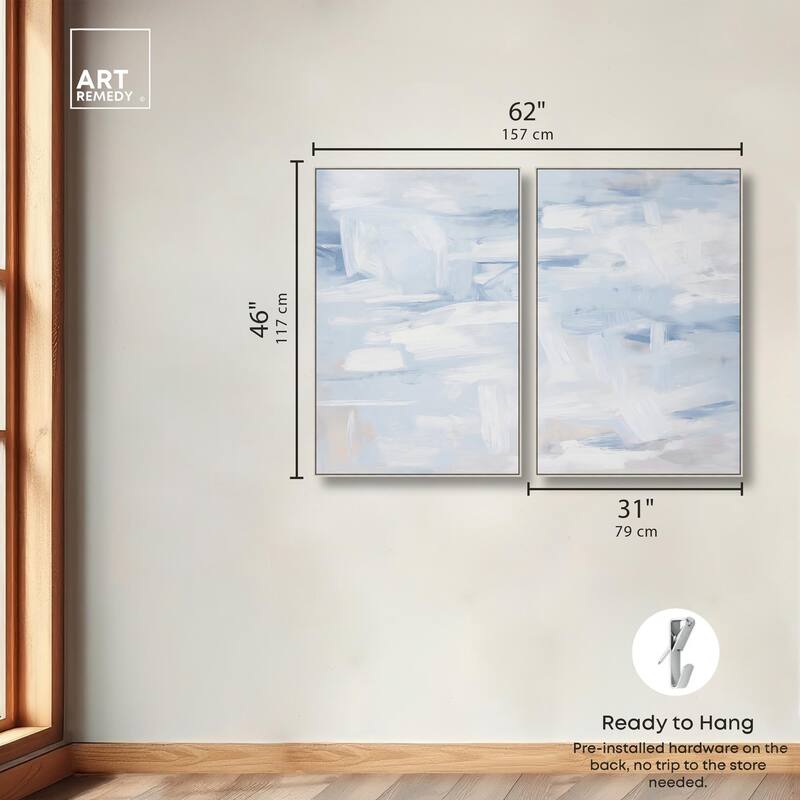 Frozen in Time II Canvas Set of 2 by Art Remedy