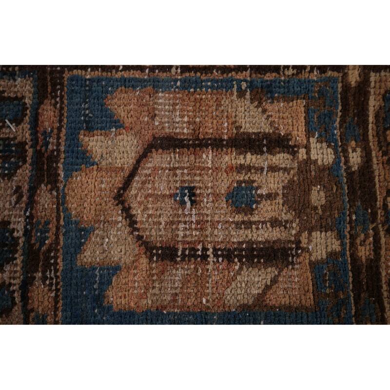 Garden Design Bakhtiari Persian Antique Area Rug Handmade Wool Carpet - 6'8" x 9'10"
