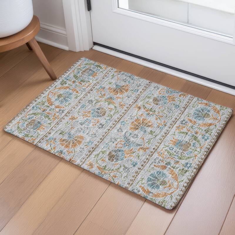 Machine Washable Indoor/ Outdoor Global Alix Chantille Rug