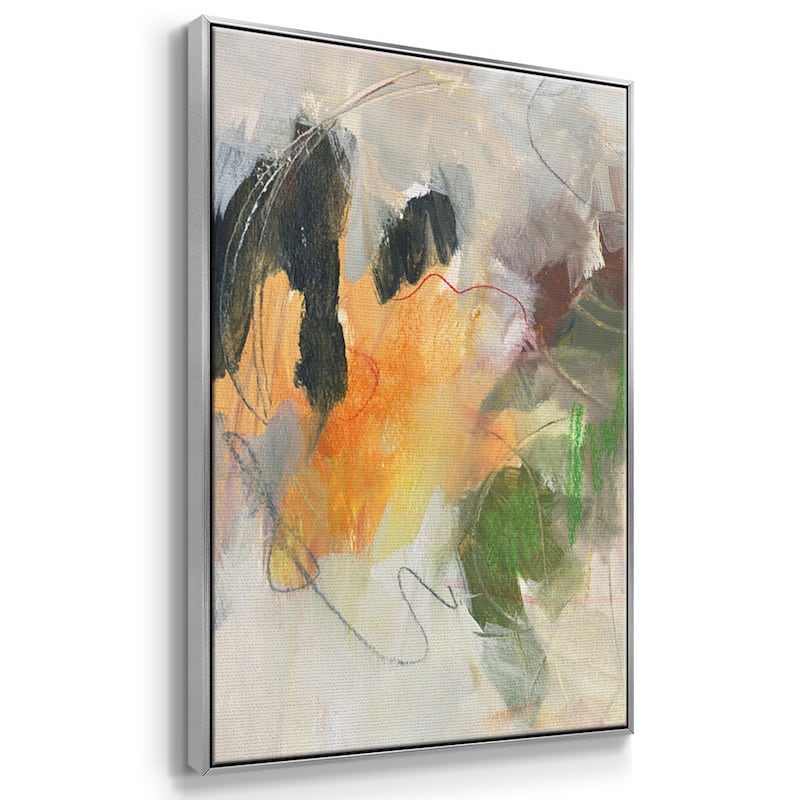 Abstract Floral Delight II - Multi Piece Framed Canvas
