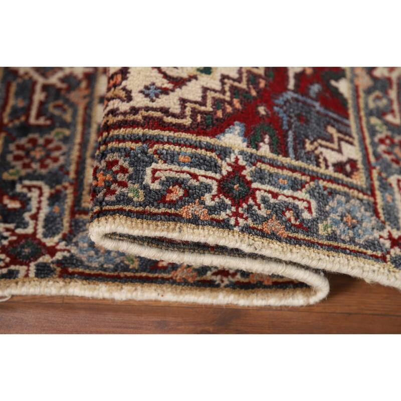 Geometric Heriz Serapi Oriental Foyer Rug Handmade Wool Carpet - 2'0" x 3'0"