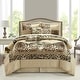 preview thumbnail 1 of 5, Nanshing Africa 7 Piece Animal Print Comforter Set Gold - California King