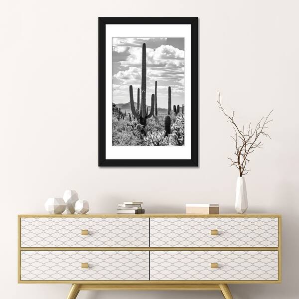 iCanvas "Black Arizona Series - Giant Saguano Cactus" by Philippe Hugonnard  PFA - Bed Bath & Beyond - 37271530