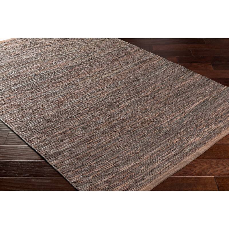Sheppard Modern & Contemporary Leather Area Rug