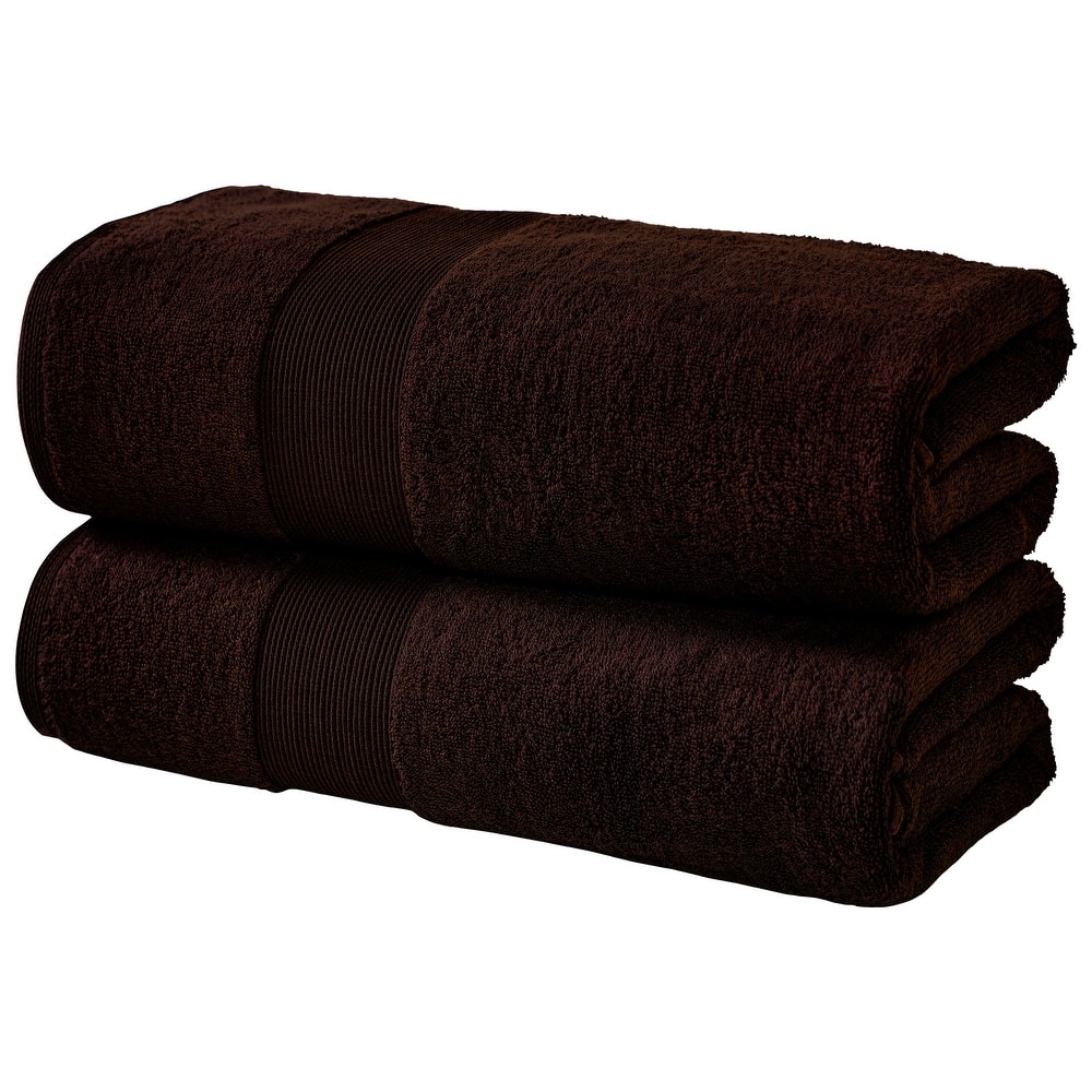 Fabstyles Camelot Bath Sheet 600 GSM Zero-Twist Cotton Set of 2 - 36"x67"