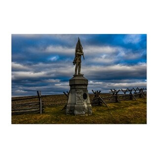 132nd Pennsylvania Volunteer Infantry Monument Hill Art Print/Poster ...