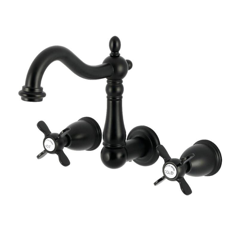 Kingston Brass Essex Double-Handle Wall Mount Bathroom Faucet