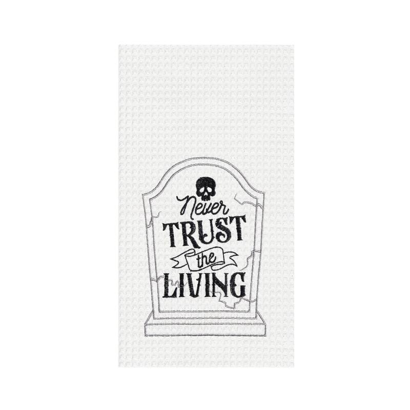 Never Trust The Living Headstone Towel