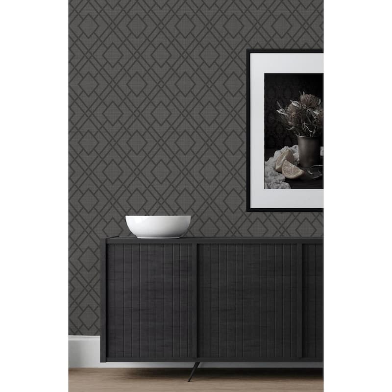 NextWall Diamond Trail Peel and Stick Wallpaper - 20.9 in. W x 18 ft. L
