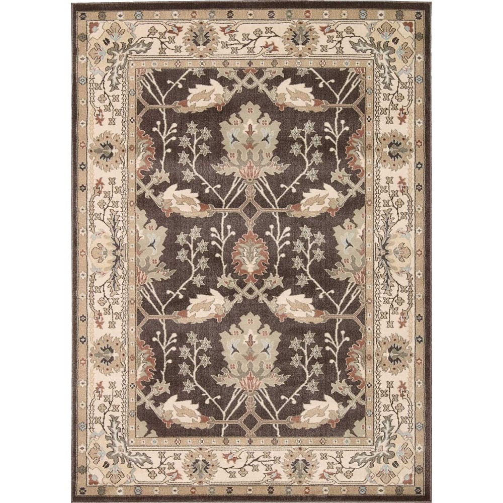 Nourison Walden Traditional Persian Floral Bordered Area Rug