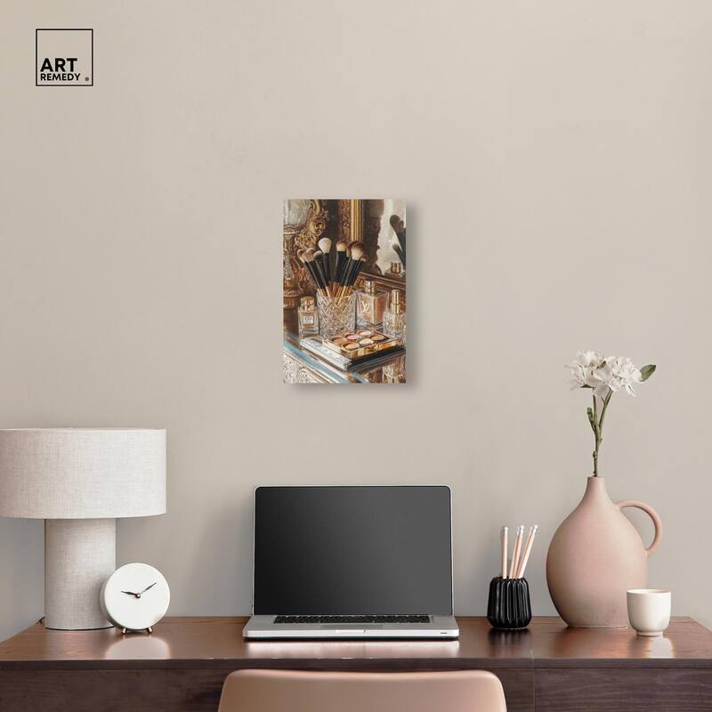 Oranate Makeup Collection Canvas by Art Remedy, Gallery Wrapped