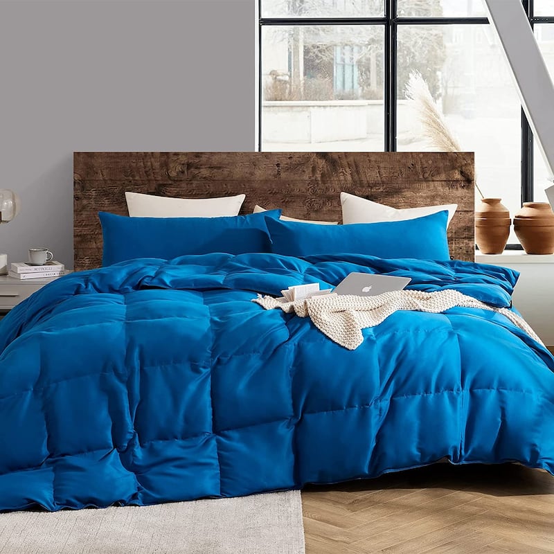Snorze® Cloud Comforter Set - Coma Inducer® Oversized Bedding in True Blue - King