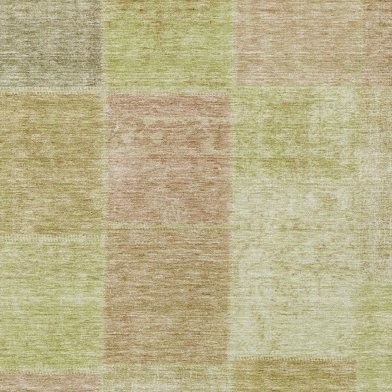 HomeRoots Patchwork Transitional Rectangle Outdoor Rug
