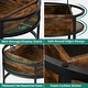 preview thumbnail 13 of 17, Moasis Round Lift Top Coffee Table with Hidden Storage