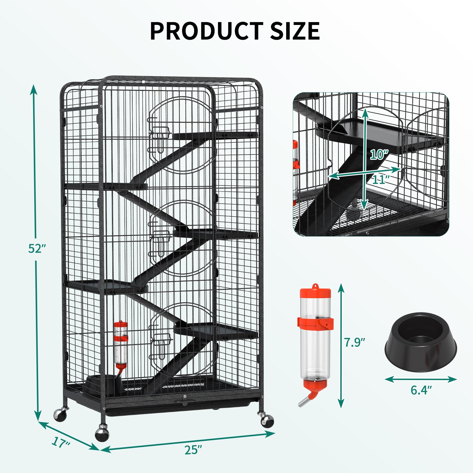 Outdoor ferret cage top