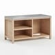 preview thumbnail 64 of 93, 100% Solid Wood Outdoor Kitchen Cabinet Set, Modular Patio BBQ Island Sideboard Buffet Pantry
