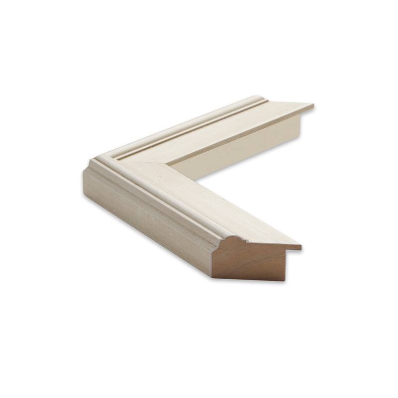 Frame My Mirror Ivory Framed Wall Mirror, Kendall Design