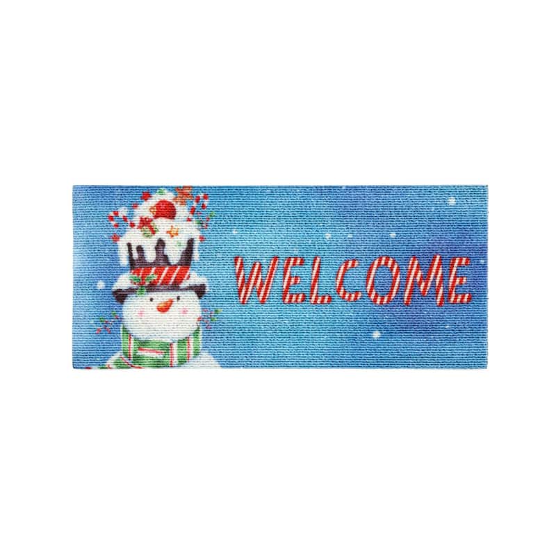 Christmas Snowman Textured Sassafras Switch Mat