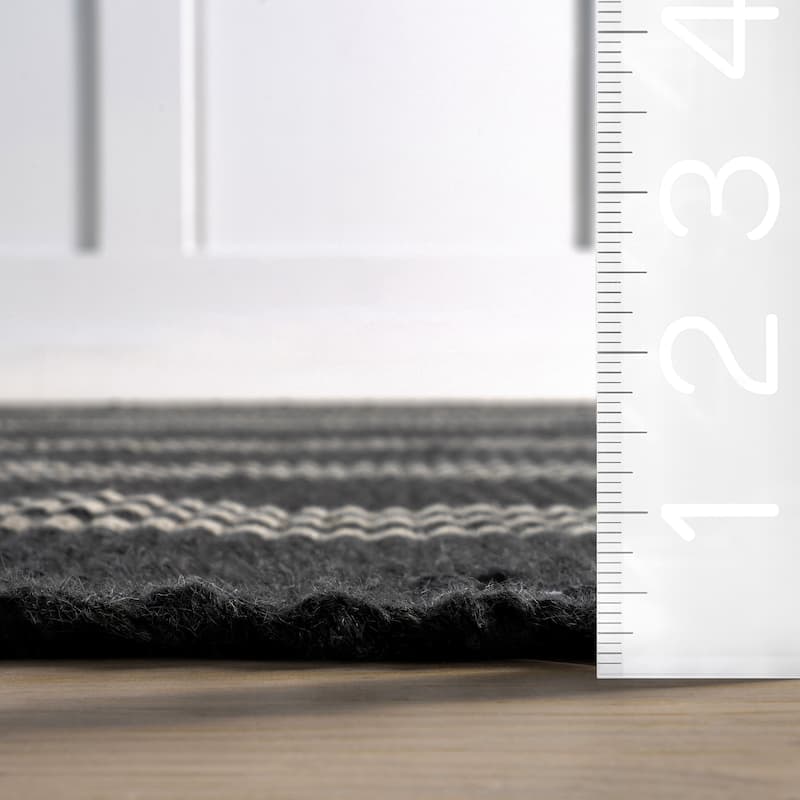 Hawthorn Striped Wool Area Rug