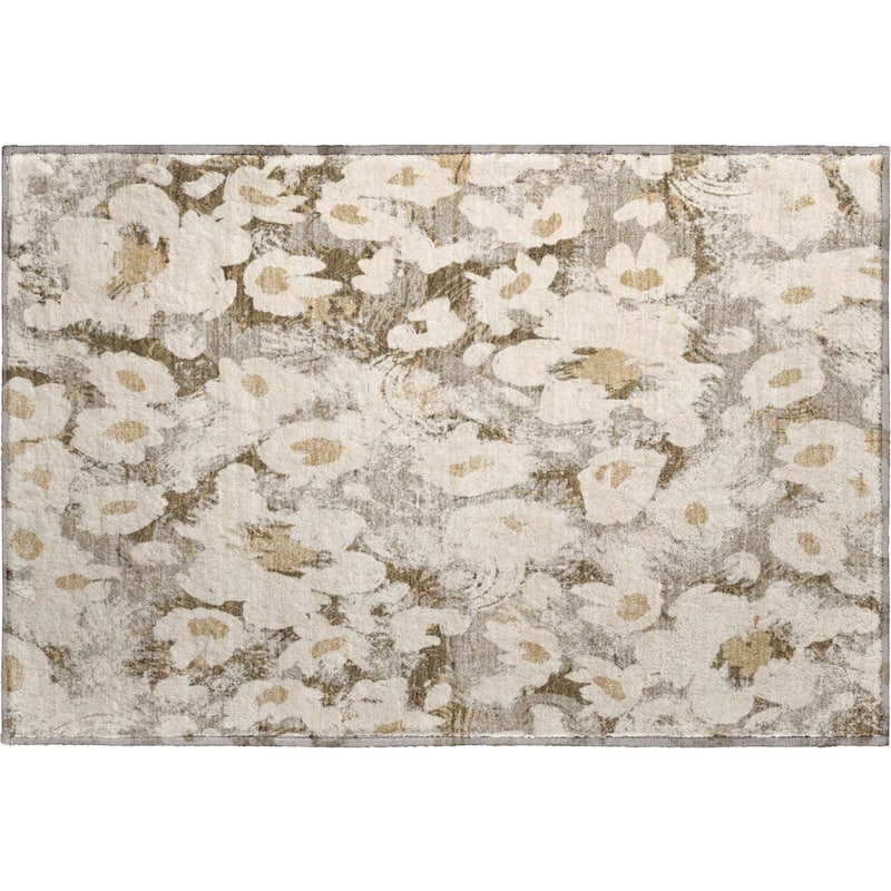 Premium Washable Super Soft Contemporary Floral Mayfield Rug