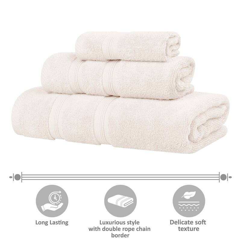 Superior Smart Dry Zero Twist Cotton Hand Towels, Set of 6