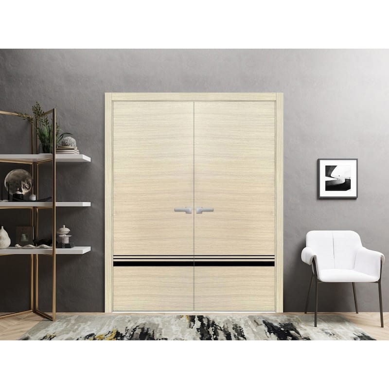 Slab Barn Door Panel 28x80 Planum 0012 Natural Veneer Sturdy Finished